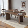 Nordure Sabella Venezia Walnut Mesa de Comedor